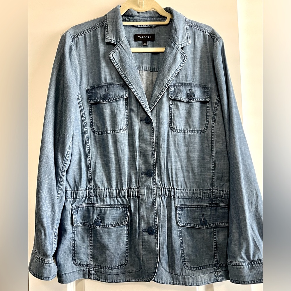 Talbots Women’s Utility Jacket Sz XL